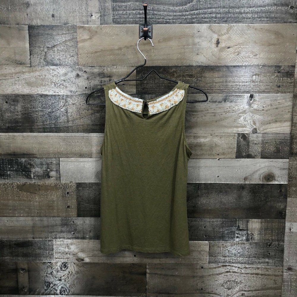 Lauren Ralph Lauren Beaded Sleeveless Top Size XS - Picture 6 of 7